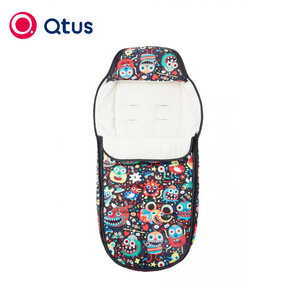 Qtus Sleeping Bag For Infant, Toddler, Large Size, Outdoor, Cotton, Autumn and Winter, Waterproof, Design from German, Fashion