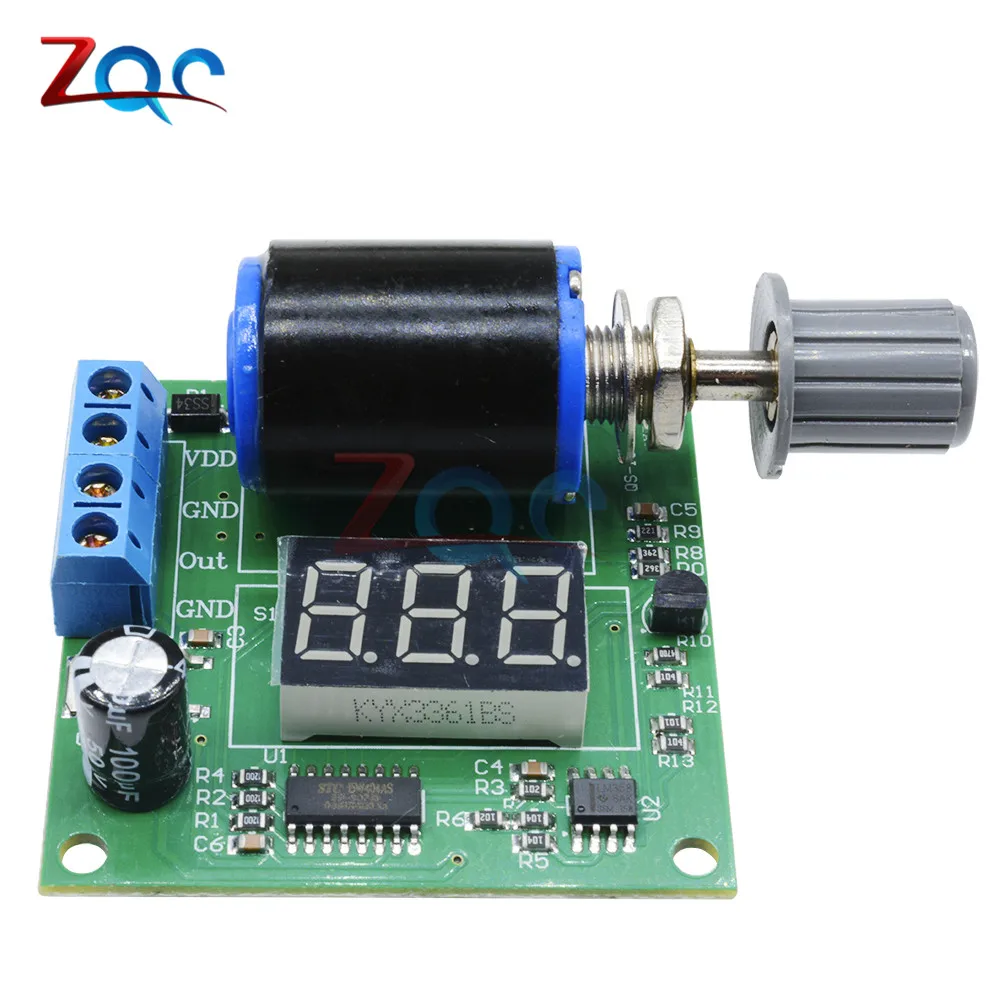 DC 12V 24V 4-20mA Frequency Signal Generator Module Digital LED Display Signal Sources Valve Adjustment Analog Transmitter Board