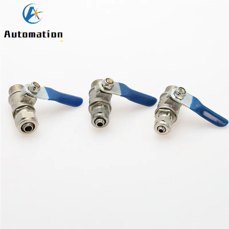 1pcs Pneumatic Copper Ball Valve 1/4\
