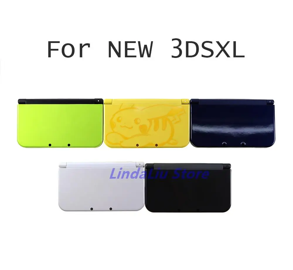 3sets For NEW 3DS LL/XL Original Housing Shell Case Full Set Replacement with Buttons Screws Console Case Faceplate Cover Plate