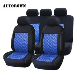 AUTOROWN Automobiles Seat Covers Universal Fit Most Cars Polyester Brand Car Seat Cover For Four Seasons Interior Accessories