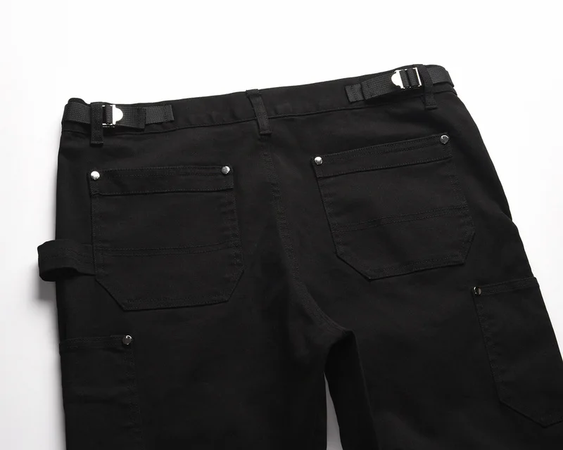 2026 Y2K Streetwear Kanye Braune Reißverschluss Slim Jeans Cargo-Hosen für Herren Luxus Designer Neue Rock Lange Hosen – Detail 21