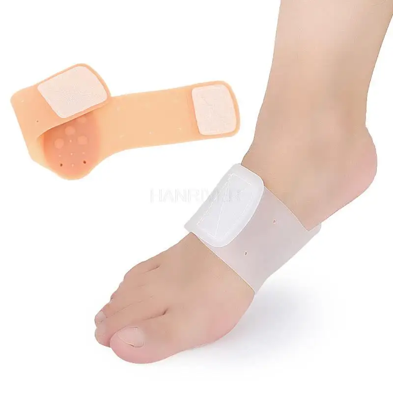 1Pair Arch Support Brace - Non-Slip Sole Foot Arch Support Plantar Fasciitis Heel Pain Aid Feet Care Absorb Shock Cushion