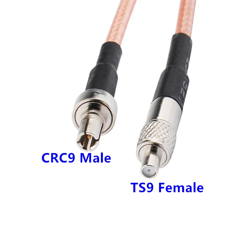 JXRF Connector TS9 Female to TS9 CRC9 Male Extension Cable RG316 Adapter Coaxial Pigtail Cable For 3G 4G Antenna