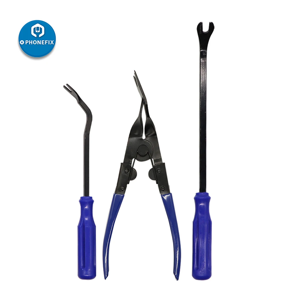 2pcs Auto Pliers Set Fastener Removal Tool Car Upholstery Combo Repair Kit Car Door Trim Clips Repair Tools Clip Plier Tools