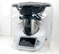 Tampa contra poeira transparente para máquina Thermomix, Tampa contra poeira de fumaça oleosa, Capa protetora tridimensional para TM5, TM6, Robot Kitchen