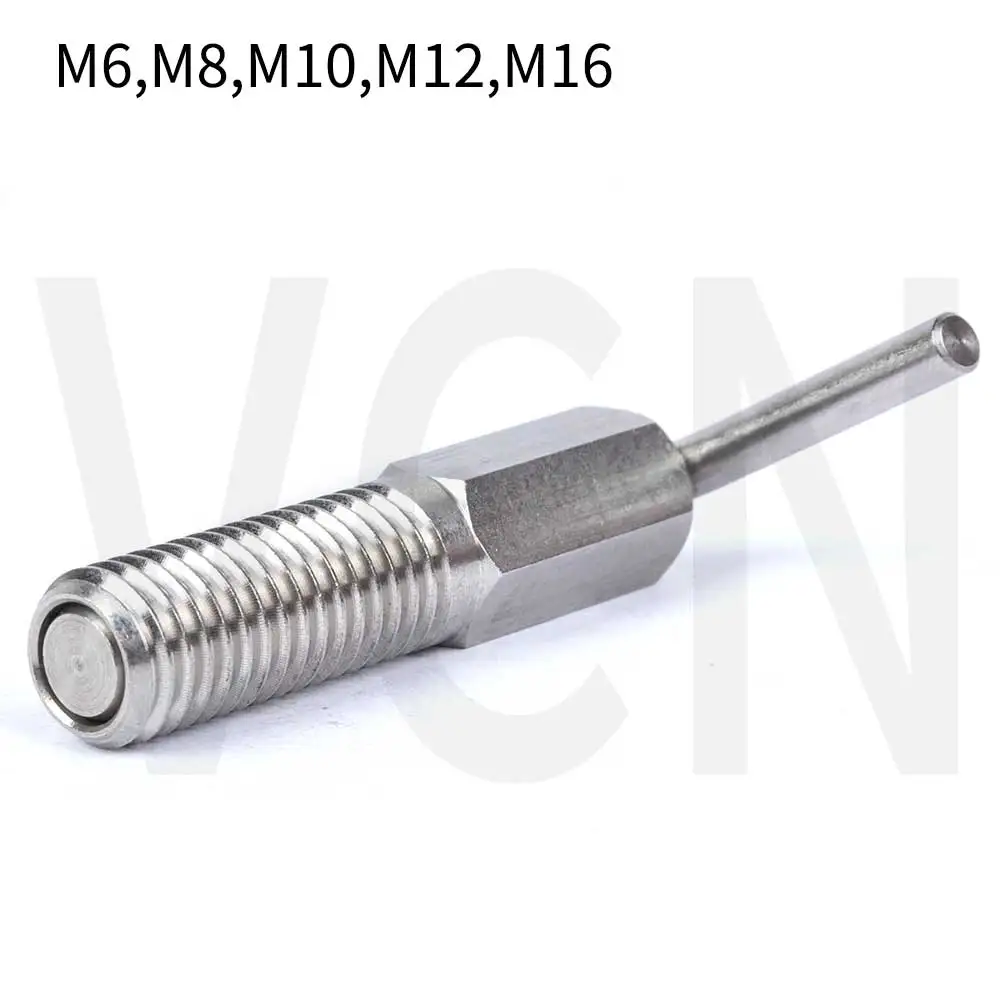 Hand-Retractable Plungers Index Bolt LBLT VCN233  Indexing Plungers,L Handle, Long Stroke ,With Lock, Without Nut, M6M8M10M12M16