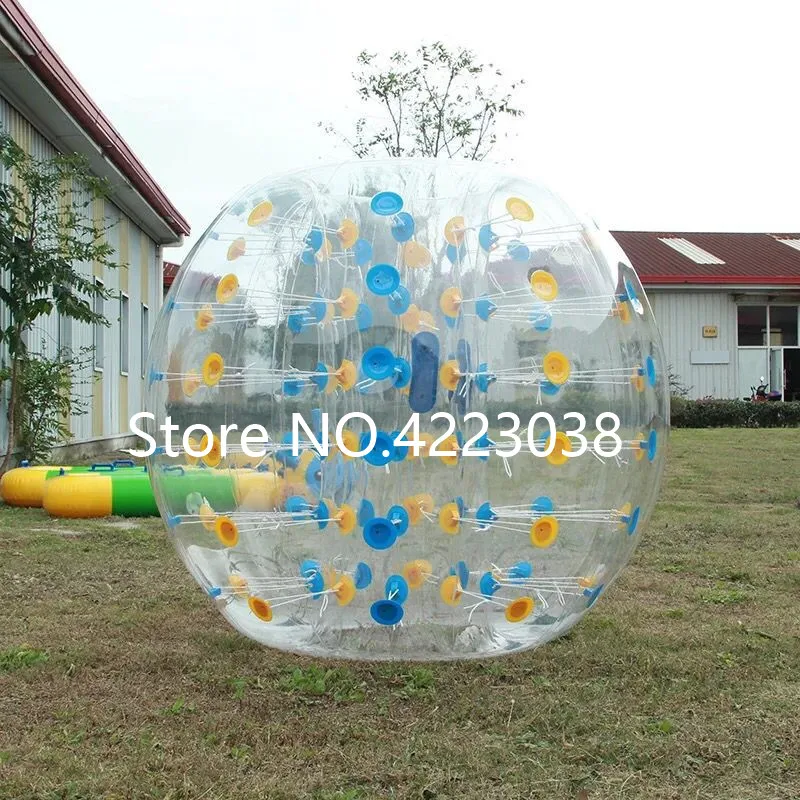 Free Shipping 1.5m TPU Material Inflatable Bubble Soccer Ball Bumper Bubble Ball Zorb Ball Bubble Football