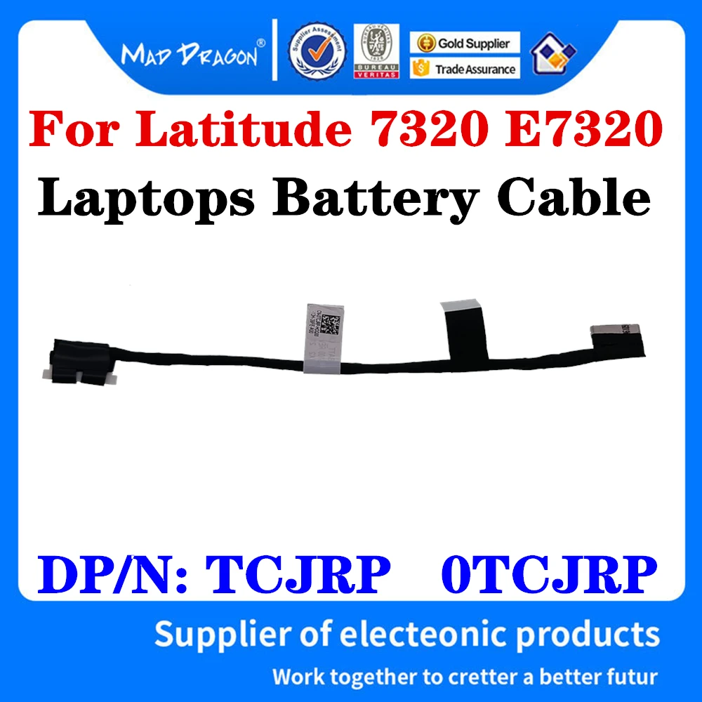 New Original TCJRP 0TCJRP DC02003S100 For Dell Latitude 7320 E7320 GDC31 Laptops Battery Cable Connector Line Battery Wire