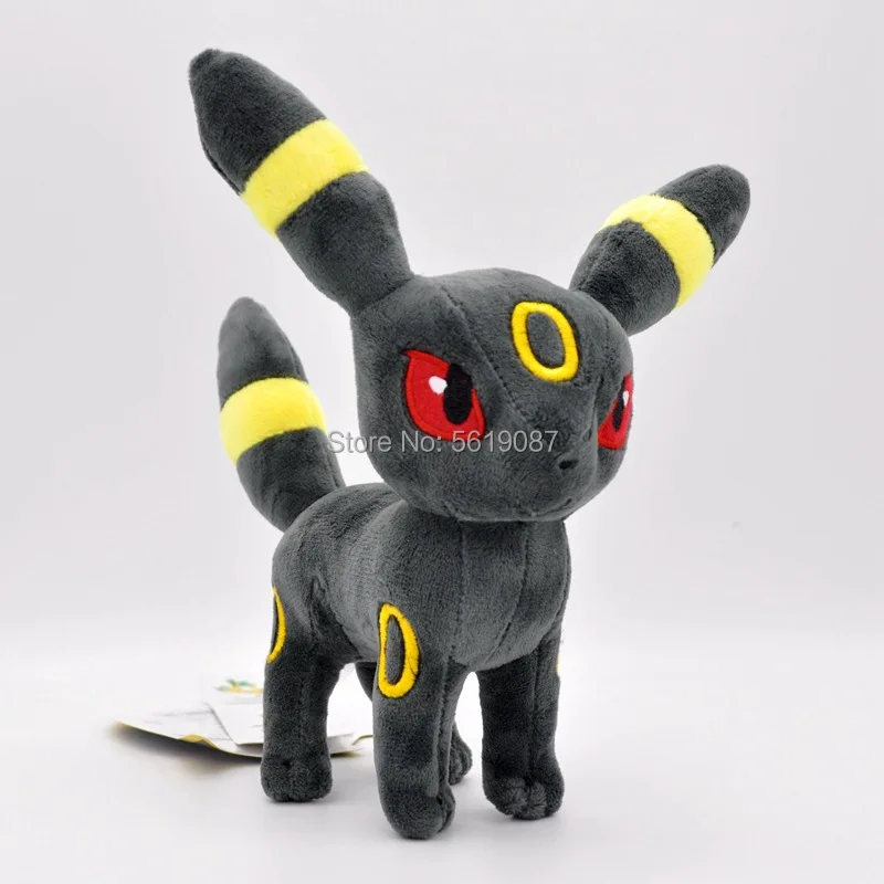 16-23CM Shiny Umbreon Cartoon Animal Stuffed Peluche For Kids