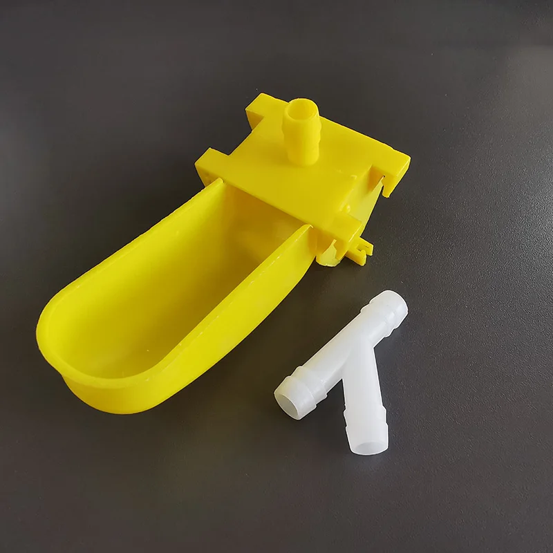 

50 sets Bird cage accessories Chicken Quail Pigeon Plastic Drinking Bowl Left and right installation Poultry Nipple drinking