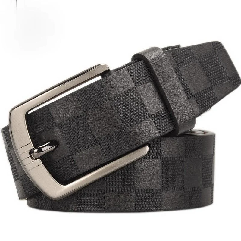 New Men's Leather Belts Classic Business Buckle Leather Belts Leather Belts Luxury Belt Designers Men