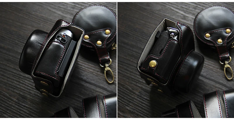 Molympus-カメラケース,E-P7 ° PUレザーケース,ハーフボディカメラ用