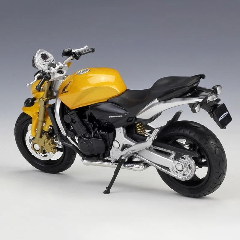 Welly 1:18 Motorcycle Models Hornet Alloy Model Motorcycle Model Motor Bike Miniature Race Toy For Gift Collection