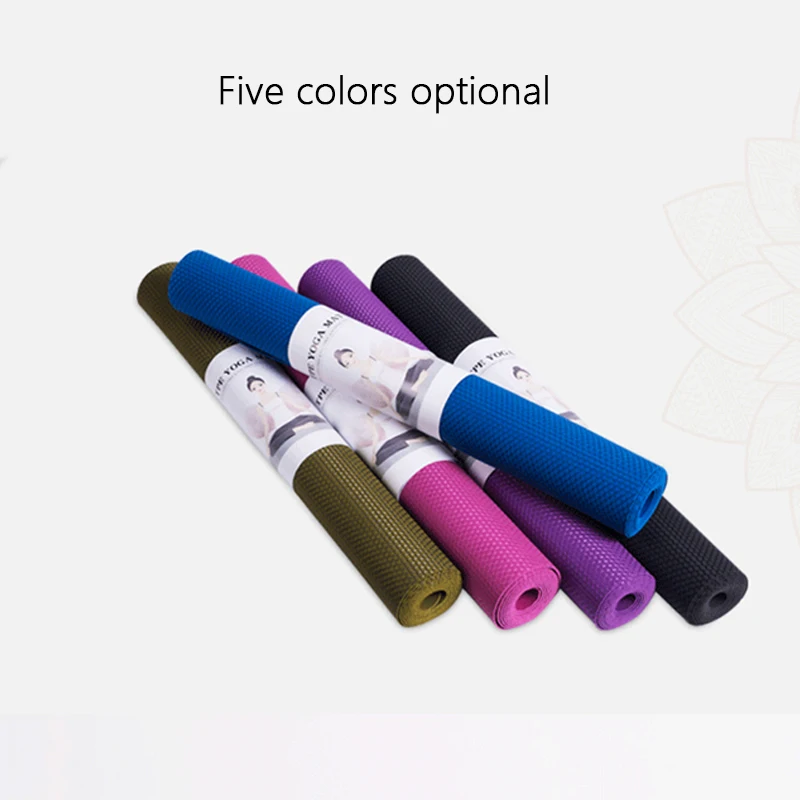 Yoga Mat Natural Rubber Ultra-thin Foldable Non-slip Portable Blanket Travel Pad Pilates Folding Bag Excercise 183* 61*0.15cm