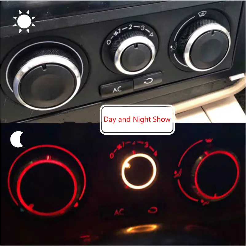 AC Heater Climate Control Knob Panel Switch Knobs Buttons For VW Golf 4 Mk4 Passat B5 Bora Polo 6N Lupo