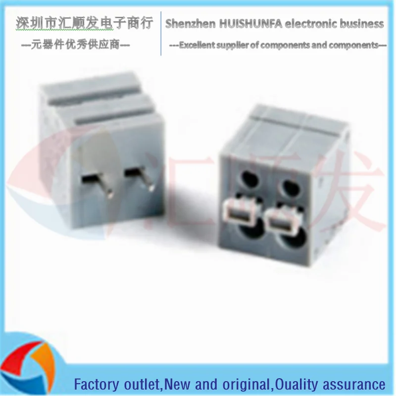 KF211V-5.0 مستقيم التوصيل 250 فولت/10A 5.0 مللي متر الملعب الربيع نوع PCB محطة