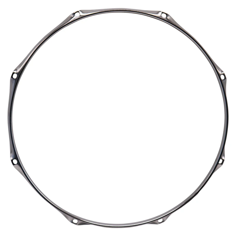 14 Inch 6 Holes and 16 Inch 8 Holes 1.5mm Thickness Snare Drum Hoop Iron Drum Rim Silver Color Drum Ring 1 Piece Drum Parts