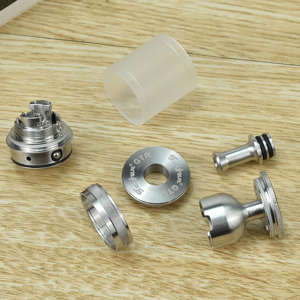 Taifun GTR MTL RTA 23MM  Atomizer 316ss 4ML Capacity Top padding Single Coil Rebuildable Vaporizer vape 510 E-cigarette Tank