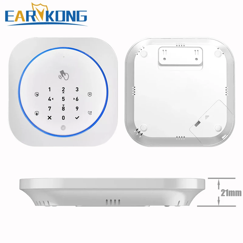 GSM Alarm System Safe RFID APP Touch Keyboard 433MHz Door Open & Closed Sensor Alarm Infrared PIR animal immune motion detector