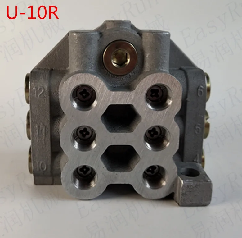 U-10R type Grease block Distributor Block progressive