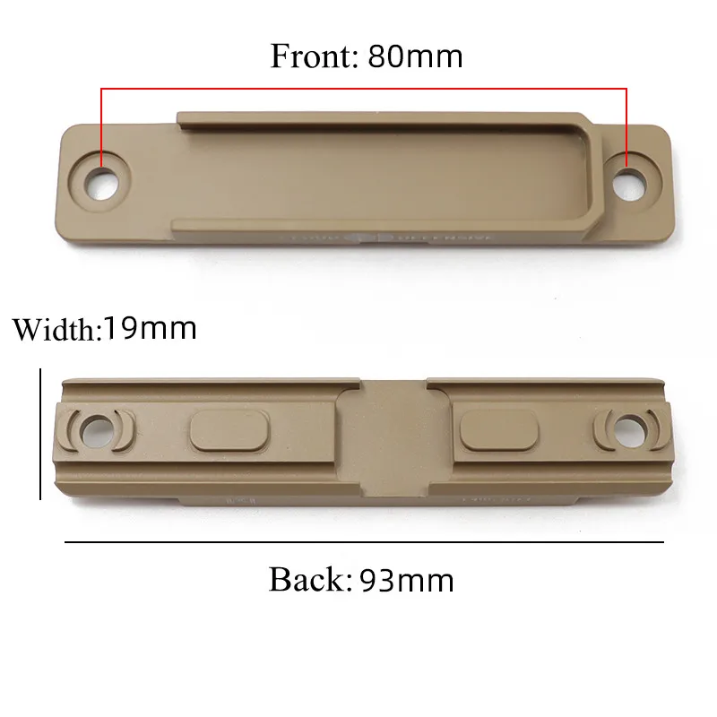 Element Airsoft M-lok & Keymod CNC Pocket Panel for Softair Pistol M300 M600 Flashlight Pressure Pad Weapon Light Switch Slot