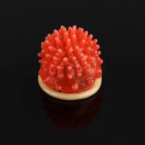 5pcs G Point Condomss Coral Ultra Thin Sleeve For Peniss Vaginal Stimulation sexx Toys For Men Dotted Spikes Condomss Adult Supplies