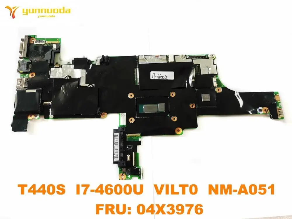 Original for Lenovo Thinkpad T440S Laptop  motherboard T440S  I7-4600U  VILT0  NM-A051  FRU 04X3976 tested good free shipping