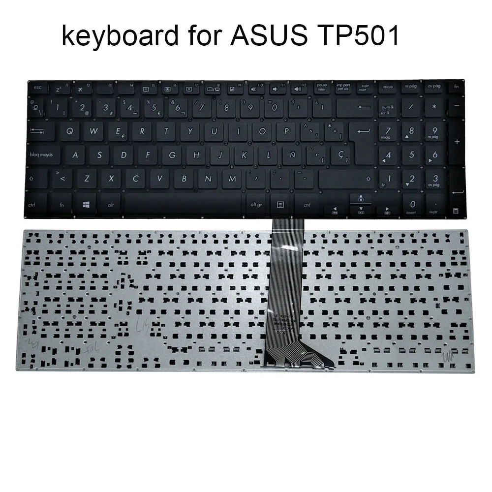 

Spain Notebook Spanish Keyboard for ASUS VivoBook Flip 15 TP501 TP501U TP501UA TP501UQ TP501UB SP laptop replacement keyboards