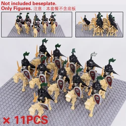 MOC Medieval Skeleton Centaurs Knights mini Action Figures Building Blocks Roman Horse Army Soldiers Bricks Toy kids XMAS Gifts