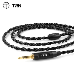 TRN A3 Earphones Cable  High Purity Copper Cable With 3.5mm MMCX/2Pin Connector For TRN M10 V90 V30 V80 IM1 IM2 TRN X6 VX