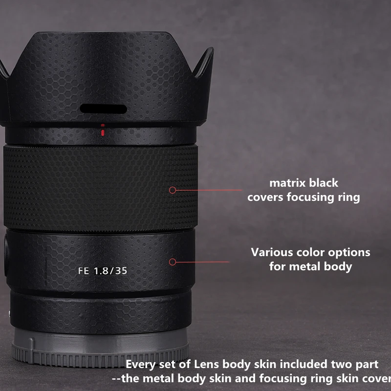 for Sony 35 1.8 Lens Skin 35mm 1.8 Wrap Cover Film for Sony FE 35mm F1.8 Lens Sticker Film SEL35F18F  35f1.8 FE35 F1.8 Lens Skin