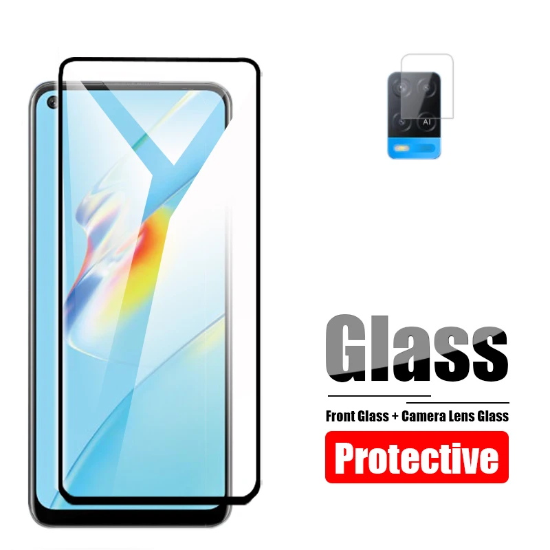 9H Screen Protector Glass For Oppo A94 A54 4G A 54 Protective Glass On For Oppo A74 5G 2021 Camera Lens Premium Tempered Film