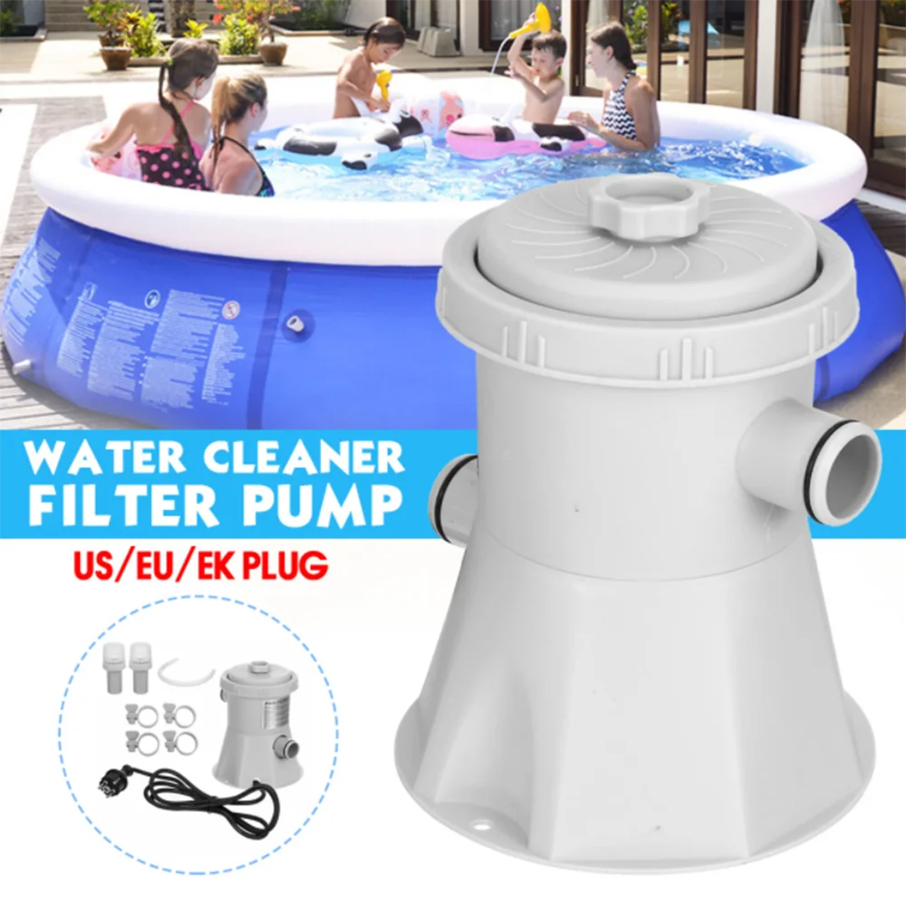 Swimming Pool Electric Filter Pumps Large Pool Filter Household Pool Cleaner Removable Filter Core Circulation Pump