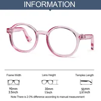 1Pcs Mini Doll Glasses For Blythe Doll Accessories Round Frame Clear Lens Eyeglasses Toys Decoration 5