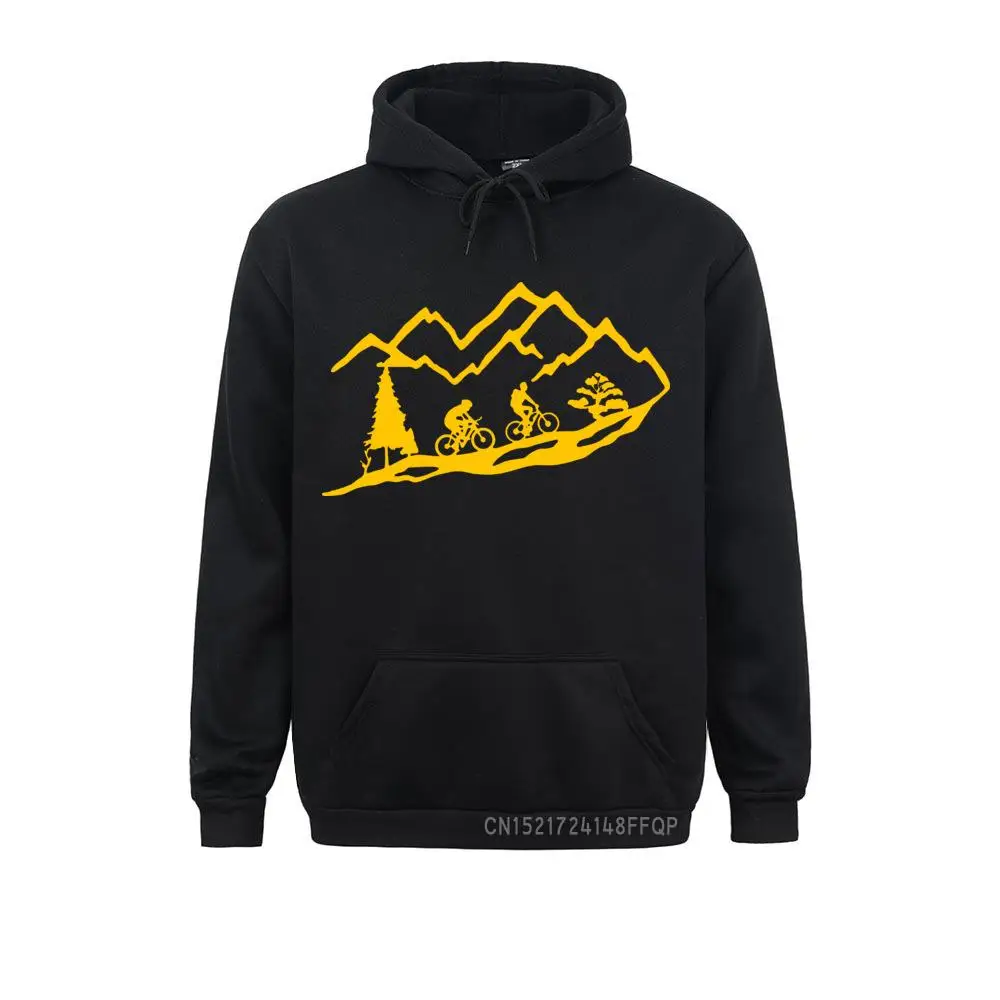 MTB Mountain Biking Pullover Winter Pocket Harajuku Cool Sweatshirts Birthday Gift Hoodie Unisex Man Clothing Black