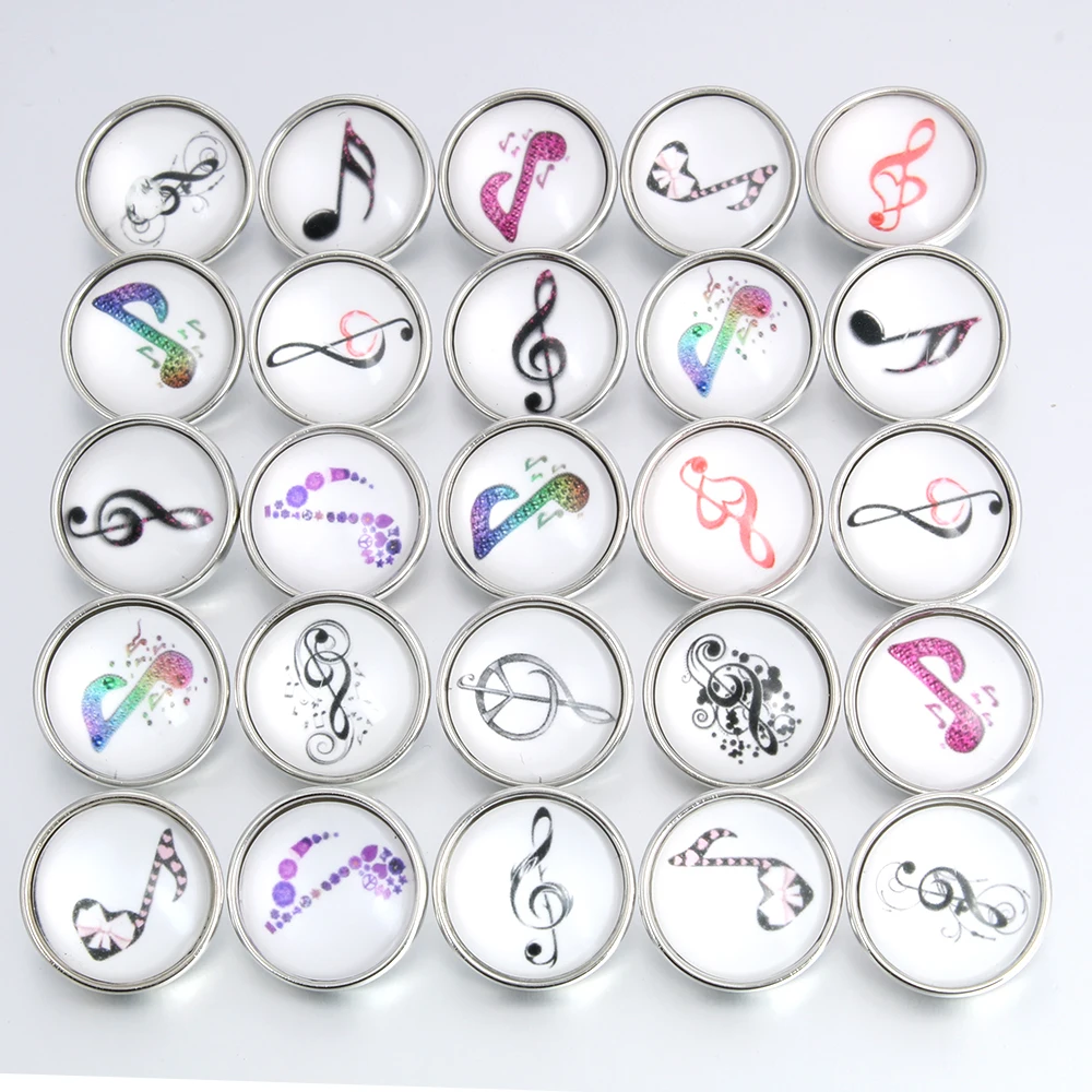 10pcs/lot Interchangeable Snap Jewelry Mixed Beautiful Letters Glass 18mm Snap Button Jewelry For Snaps Bracelet Bangles