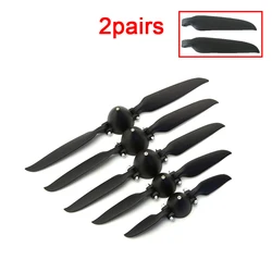 2Pairs Folding Propeller 6x4 7x3 8x6 9x5 10x6 11x6 Paddle Blades Fixed Wing Props with 3MM Hole for RC Airplane Glider DIY Parts