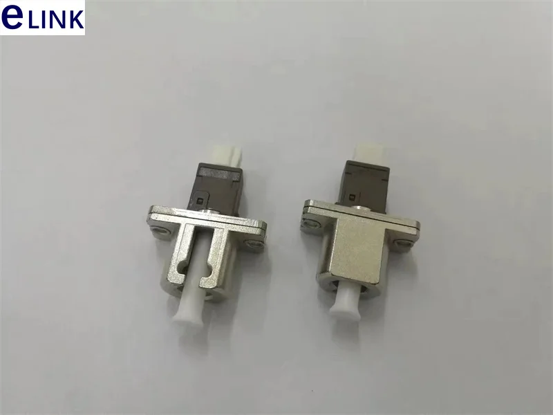 Adaptador de fibra óptica LC de 1/2 ", Conector de fibra óptica Simplex SX, acoplador híbrido MU, envío gratis, FTTH ELINK, 5 6/2"