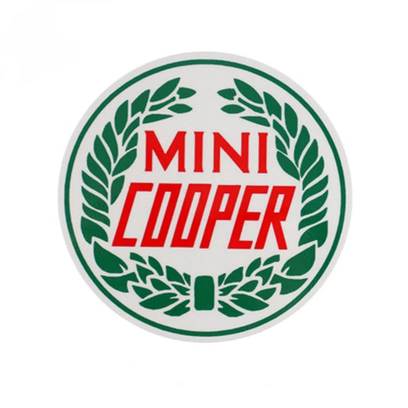 الرجعية الإبداع ميني كوبر شخصية مخصصة شارة سيارة ملصق دراجة نارية خوذة ملصق مائي عالية الجودة الفينيل مقاوم للماء PVC #3
