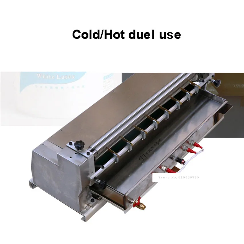 Macchina di laminazione della colla di tipo riscaldante della macchina della colla dell'acciaio inossidabile di 70CM per l'incollaggio del cuoio di produzione del cartone d'imballaggio HJS-720