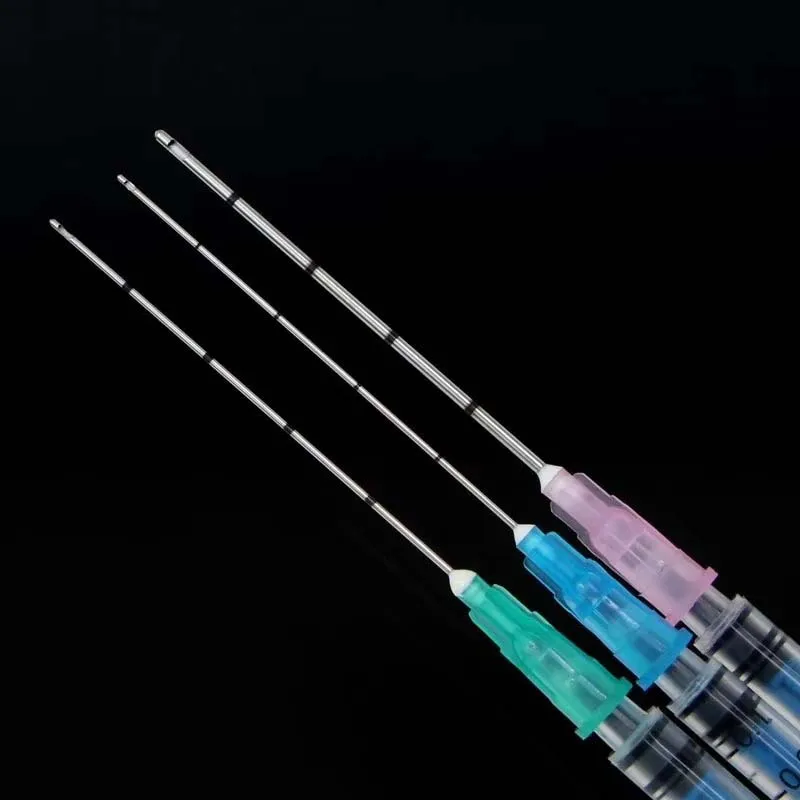 Plain Ends Notched Endo Disposable Syringe Needle 18G 21G 22G 23G 25G 27G 30G , 2pcs/pack * 50pcs