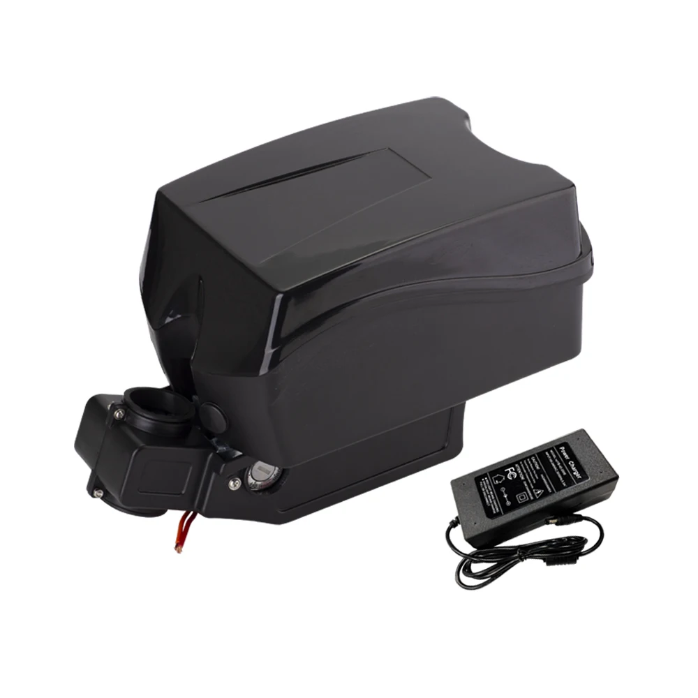 

With charger 36V 28Ah 10S8P Li-ion Mountain Bike electric bicycle frog shape DIY modification battery 240x165x120mm