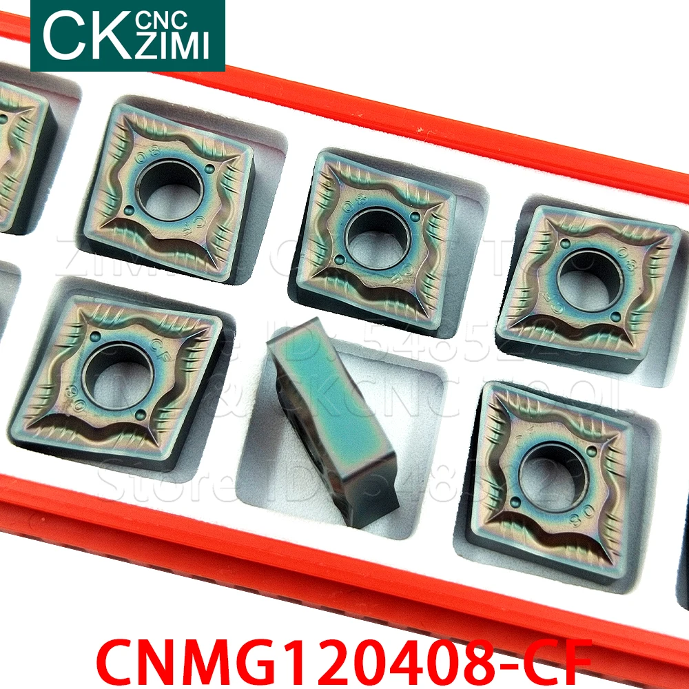 Imagem -03 - Ferramentas de Torneamento Externo com Pontas Mecânicas para Torno de Aço Tamanhos Redu1135 Cnmg 120408 cf