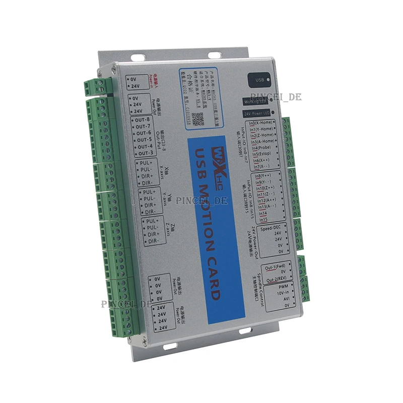Maxgeek Upgrade CNC Mach3 USB 3/4/6 Eixo Movimento Controle Cartão Breakout Board 2MHz Driver Board para Máquina de Gravura CNC