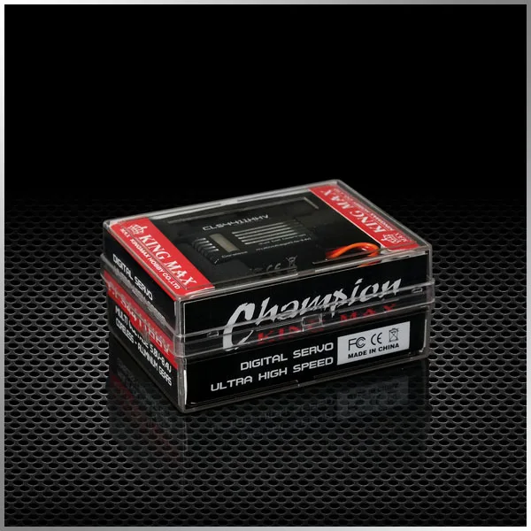 Kingmax 43g CLS4411HHV 11kg.cm Servo de engrenagem de metal digital Caixa CNC completa de alta tensão para helicóptero classe RC 500 ou avião 70E