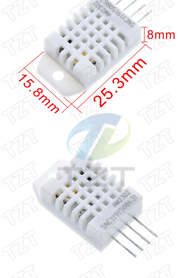 Digitale Temperatur- und Feuchtigkeitssensoren TZT DHT11 DHT22 AM2302 AM2301 AM2320 MW33 Sensor und Modul für Arduino elektronisches DIY – Detail 18