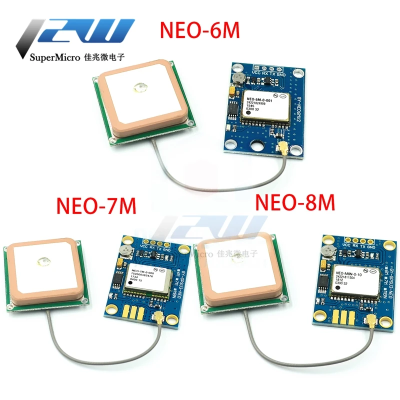 NEO-7M-000 GPS module MWC  GY-NEO-6M /7M /8M V2 Flight Control GPS Module with EEPROM MWC APM2.5 Flight Control with Antenna NEO