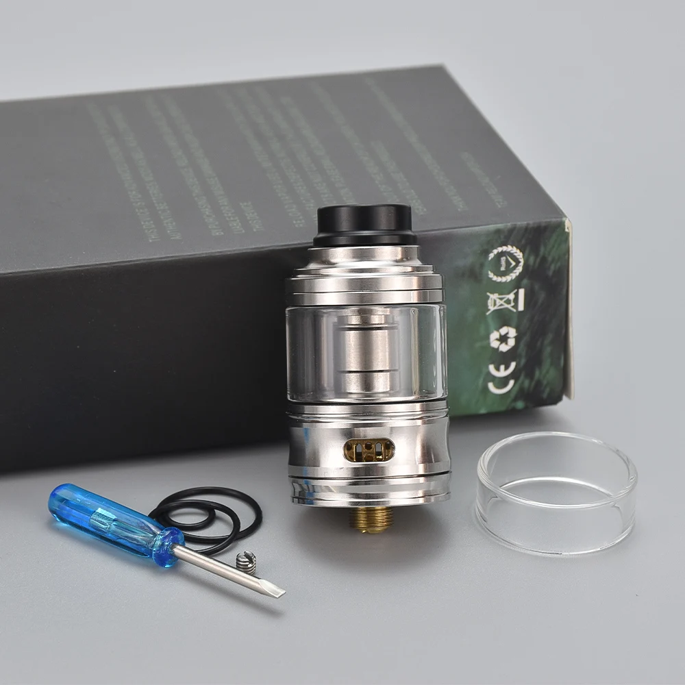 Atomizer do elektronicznego papierosa ponownie załaduj S RTA 24.5mm 2.5ml / 4.5ml pojemność 316 SS pojedyncza cewka zbiornik Rebuildable vape rta vs