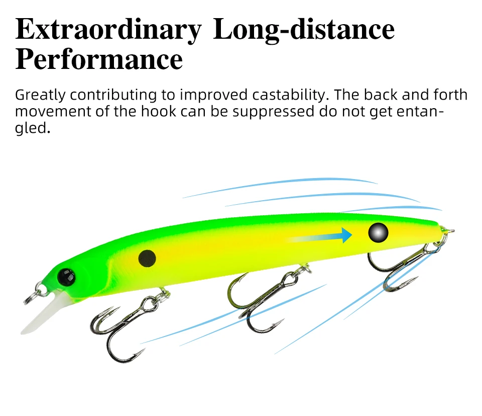 TSURINOYA 92SP Suspending Minnow Angelköder 3 Haken Hecht Künstlicher Harter Köder DW78 92 mm 9 g Jerkbait Wobbler Angelgerät – Detail 9